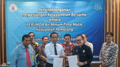 Perumda Air Minum Tirta Mulia Pemalang Perpanjang Kerjasama Hukum dengan Kejaksaan Negeri Pemalang