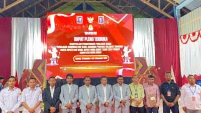 Hasil Pleno KPU, Darwin-Ali Menang di Pilkada Mubar 2024, Selisih 33.108 dari Kotak Kosong