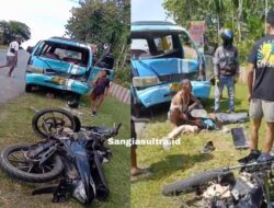 Tabrakan Mobil Pete-Pete dan Motor di Muna, 1 Pelajar Kritis