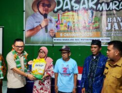 Tekan Beban Ekonomi Warga, Anggota DPR RI Jaelani Gelar Pasar Murah di Kapontori Buton